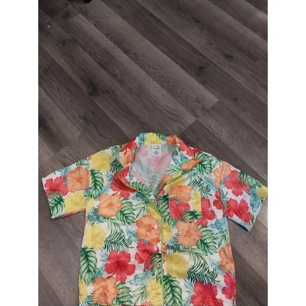 Girls Art Class Hawaiian Sleepwear Size 8 Top Size 10/12 Short Set NWOT